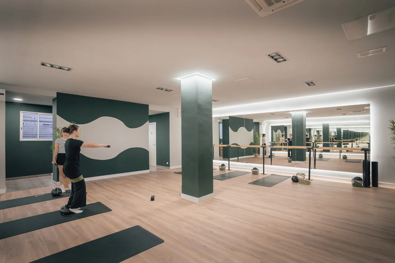 Sala de entrenamiento de DOM Studio en Zaragoza